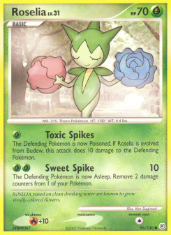 Roselia - pokemon TCG Card