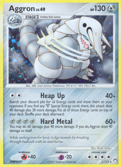 Aggron - pokemon TCG Card