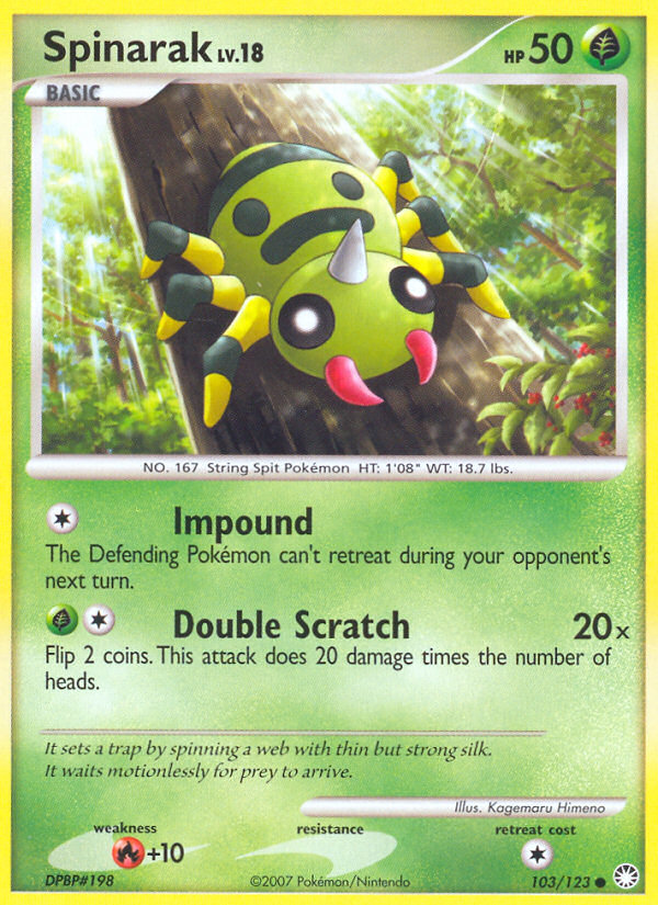 Spinarak - Pokémon TCG Card