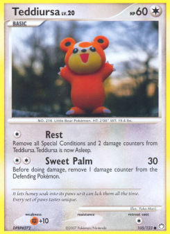 Teddiursa - pokemon TCG Card