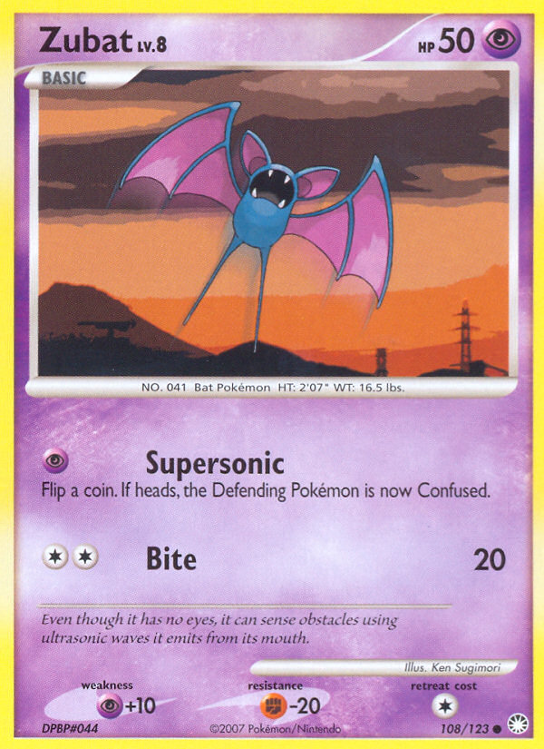 Zubat - Pokémon TCG Card