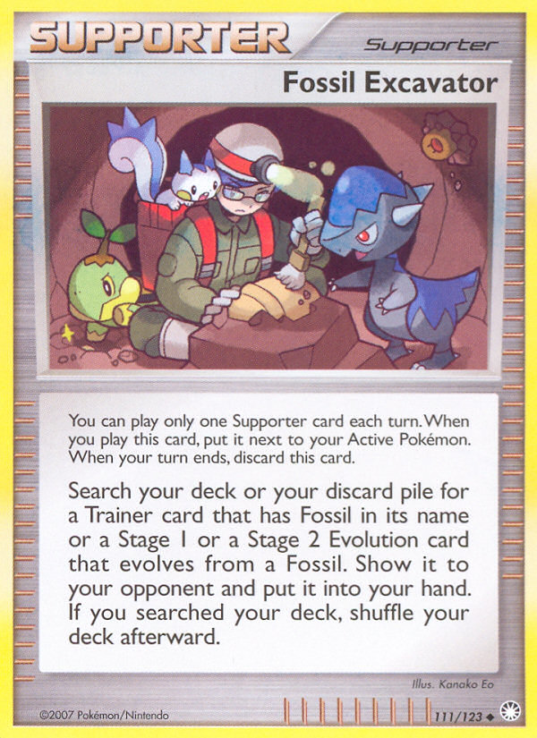 Fossil Excavator - Pokémon TCG Card