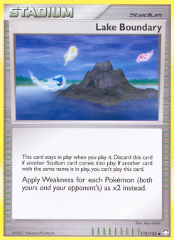 Lake Boundary - pokemon TCG Card