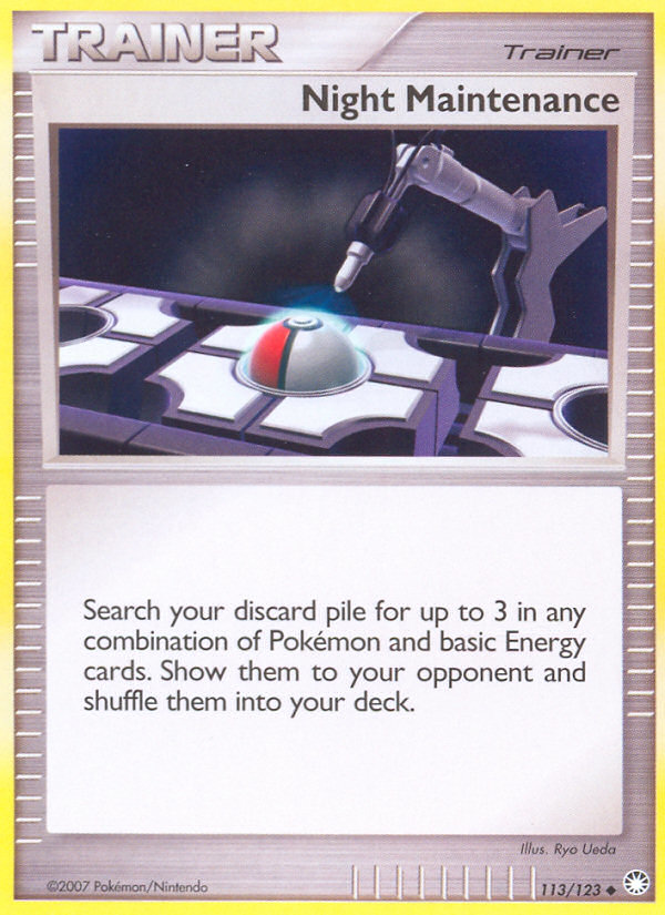 Night Maintenance - Pokémon TCG Card