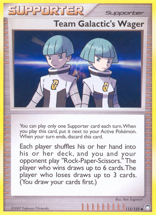 Team Galactic's Wager - Pokémon TCG Card