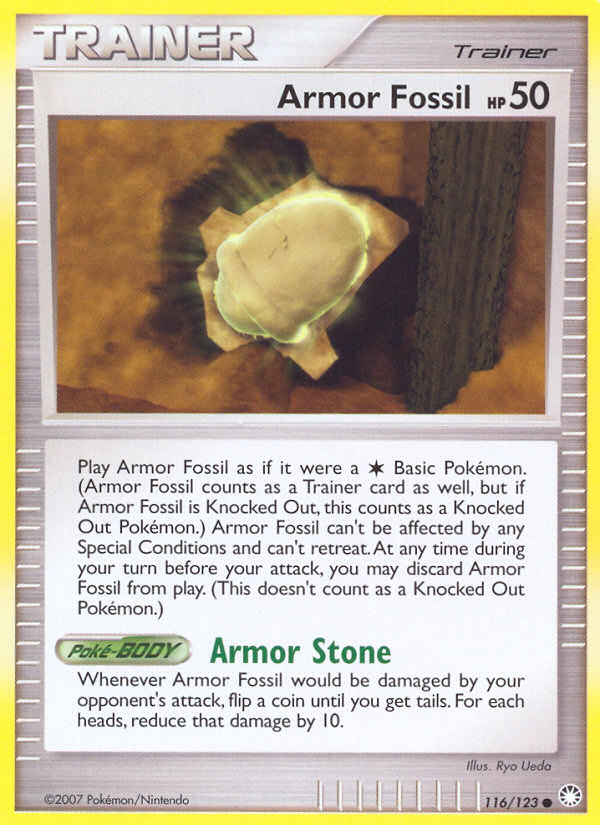 Armor Fossil - Pokémon TCG Card
