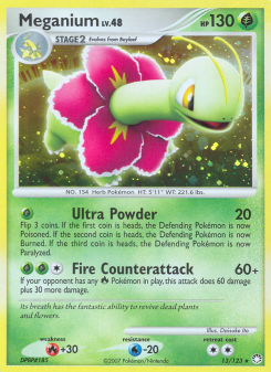 Meganium - pokemon TCG Card