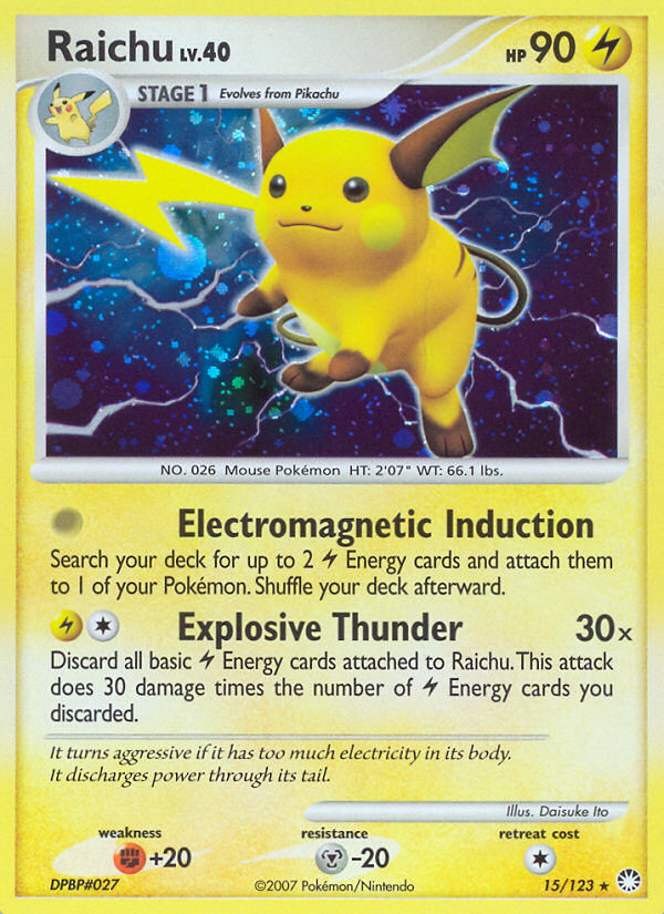 Raichu - Pokémon TCG Card