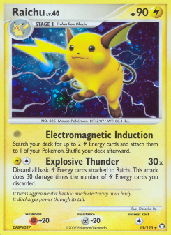 Raichu - pokemon TCG Card