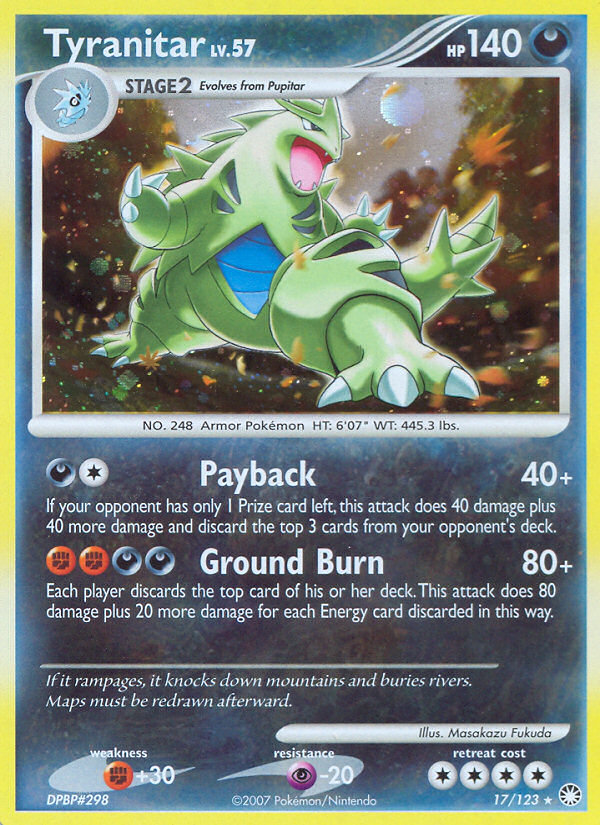 Tyranitar - Pokémon TCG Card