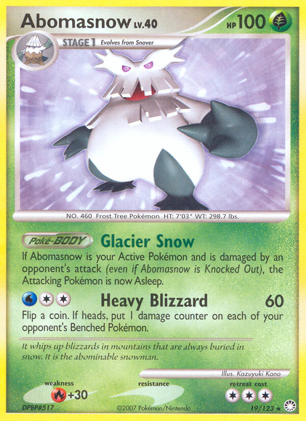Abomasnow - Pokémon TCG Card