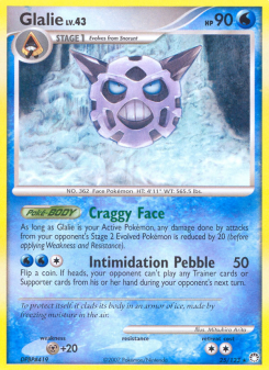 Glalie - pokemon TCG Card