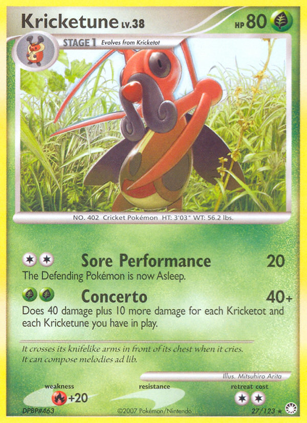 Kricketune - Pokémon TCG Card