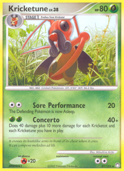 Kricketune - pokemon TCG Card