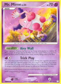 Mr. Mime - pokemon TCG Card