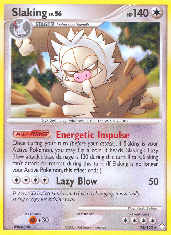 Slaking - Pokémon TCG Card