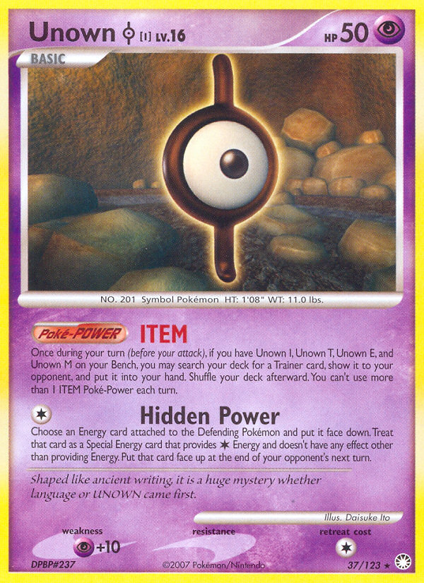 Unown I - Pokémon TCG Card