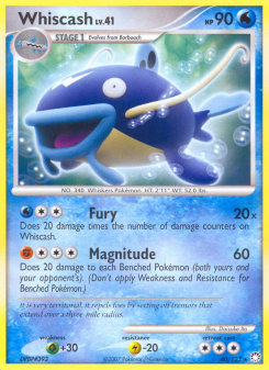 Whiscash - pokemon TCG Card