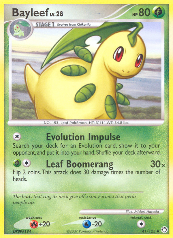 Bayleef - Pokémon TCG Card