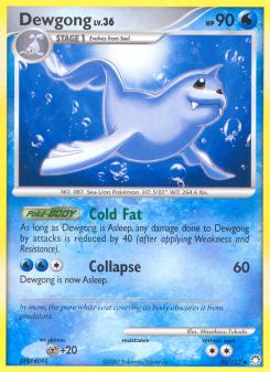 Dewgong - pokemon TCG Card