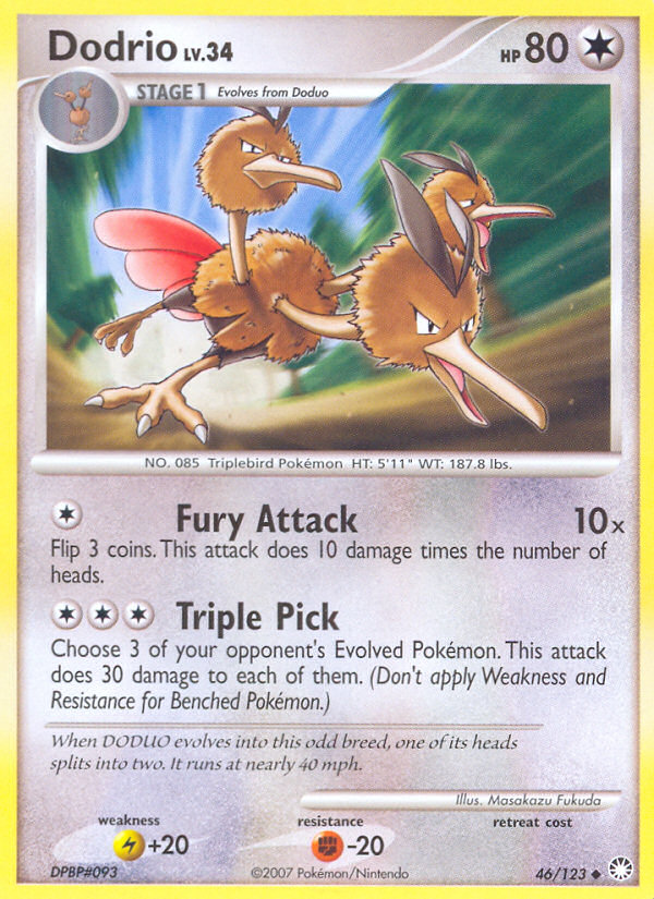 Dodrio - Pokémon TCG Card