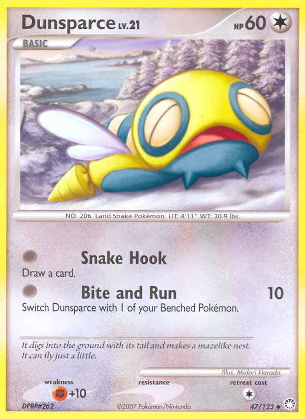 Dunsparce - Pokémon TCG Card