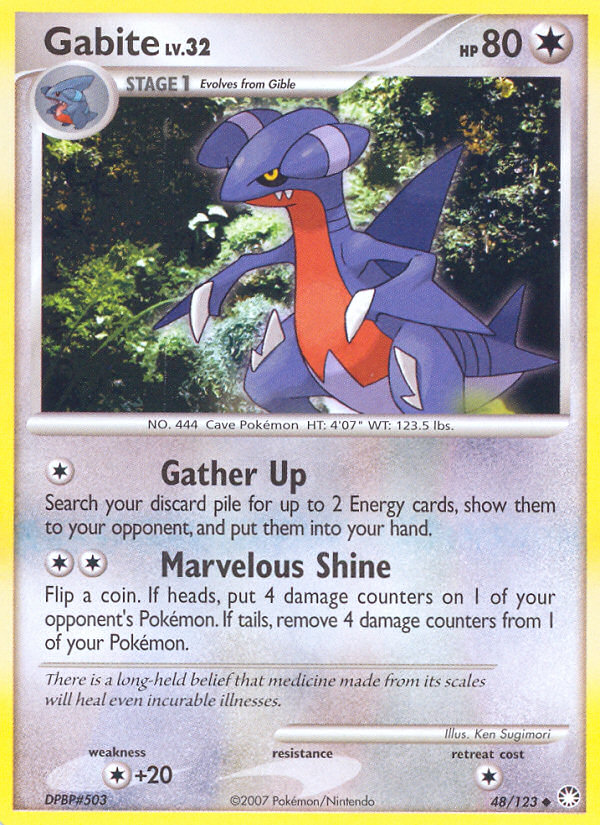 Gabite - Pokémon TCG Card