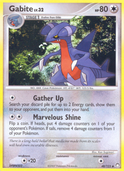 Gabite - pokemon TCG Card