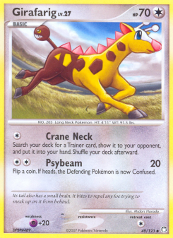 Girafarig - pokemon TCG Card