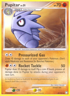 Pupitar - pokemon TCG Card