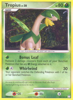 Tropius - pokemon TCG Card