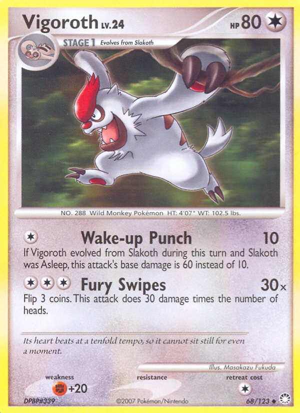 Vigoroth - Pokémon TCG Card