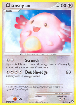 Chansey - pokemon TCG Card