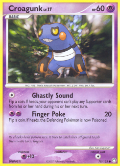 Croagunk - pokemon TCG Card