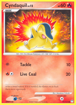 Cyndaquil - pokemon TCG Card