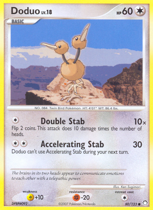 Doduo - Pokémon TCG Card