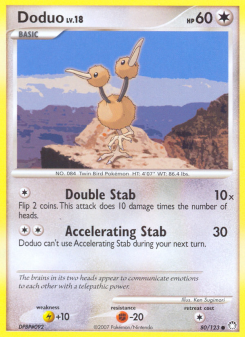 Doduo - pokemon TCG Card