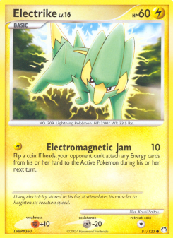 Electrike - pokemon TCG Card
