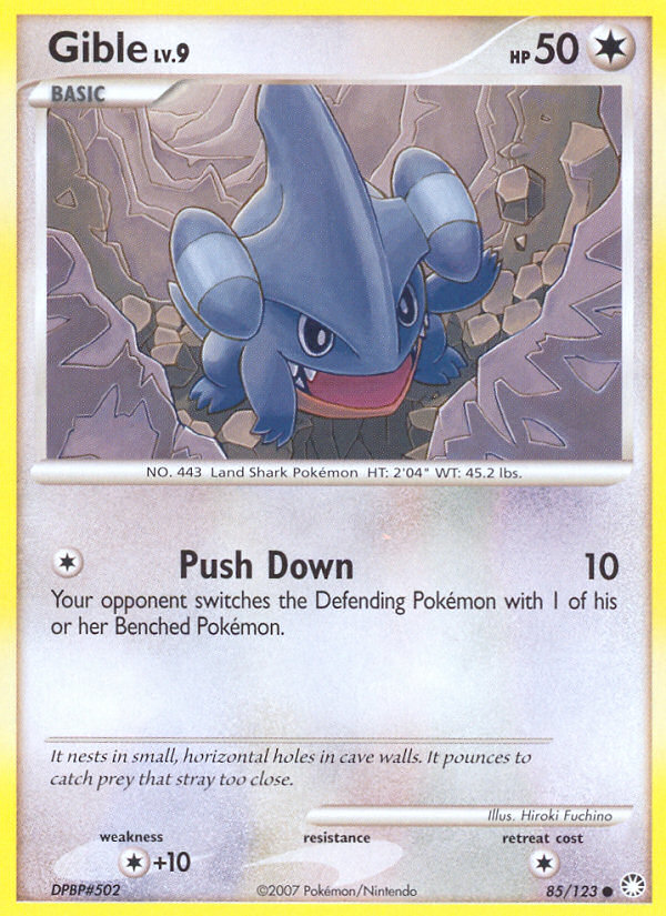 Gible - Pokémon TCG Card