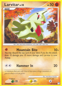 Larvitar - pokemon TCG Card