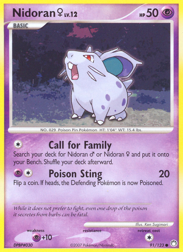 Nidoran♀ - Pokémon TCG Card