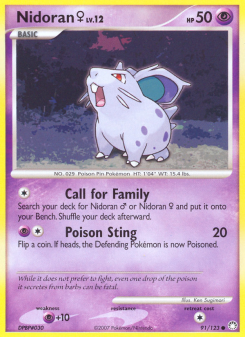 Nidoran♀ - pokemon TCG Card