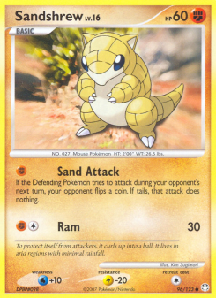 Sandshrew - pokemon TCG Card