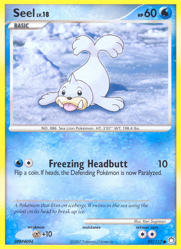 Seel - Pokémon TCG Card