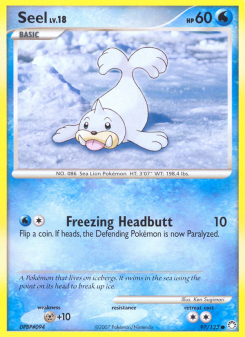 Seel - pokemon TCG Card