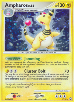 Ampharos - pokemon TCG Card