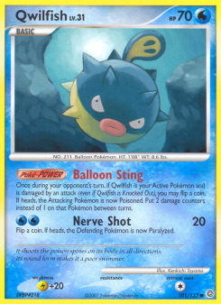 Qwilfish - pokemon TCG Card
