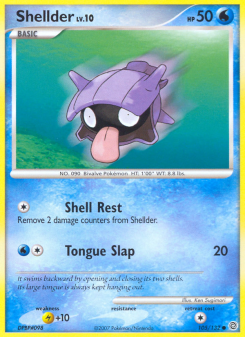 Shellder - pokemon TCG Card