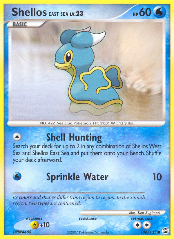 Shellos East Sea - Pokémon TCG Card