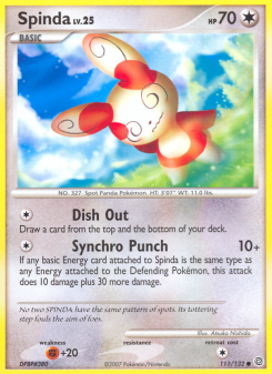 Spinda - pokemon TCG Card